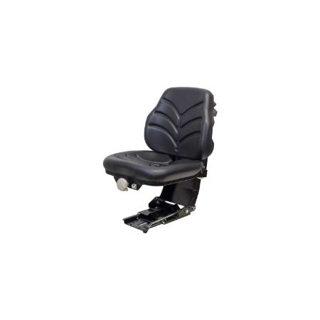 Uni Pro 117 Utility Mechanical Suspension Seat, Black Vinyl 7734