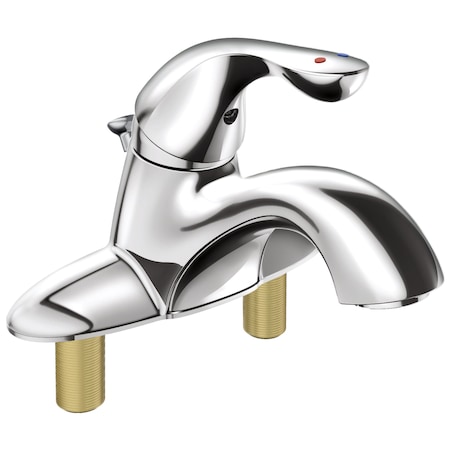 Delta Classic Single Handle Centerset Bathroom Faucet With City Shanks In Chrome 525LF-MPU