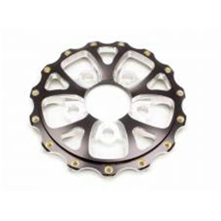 Weld Racing 5 x 4.75 in. Bolt Pattern Rear V-Series Aluminum Wheel Center Section, Black Anodize WELP613B-84B