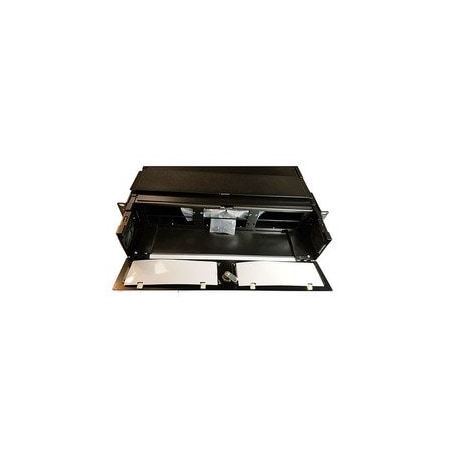 Cable Wholesale Fiber Distribution Panel Enclosure, Rack Mount, 2RU, 6 Plate/Cassette Openings 61F1-02000