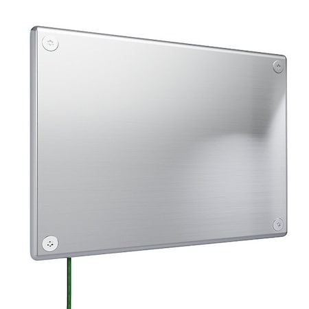 Legrand Wall Plate, 5.54" W, Stainless Steel WSP62B1PS