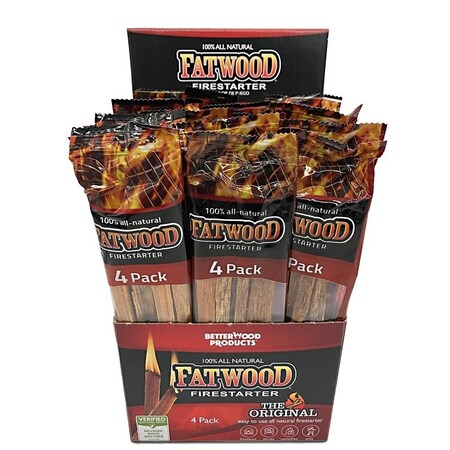 Better Wood Products STARTER FIRE POLY BAG DISPLAY 09900