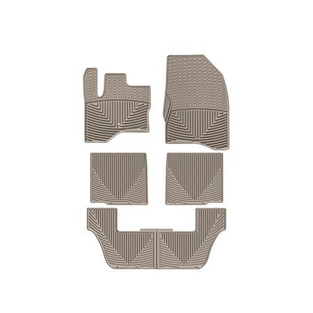 Weathertech Tan, Front, Rear, and Rear All Weather Floor Mats W187TN-W231TN-W232TN