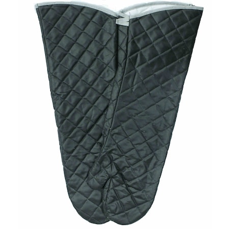 Golden Protective Services 24 in Black Quilted Canvas Oven Mitts, 450 deg. F Heat Resistance, PR OV-01924