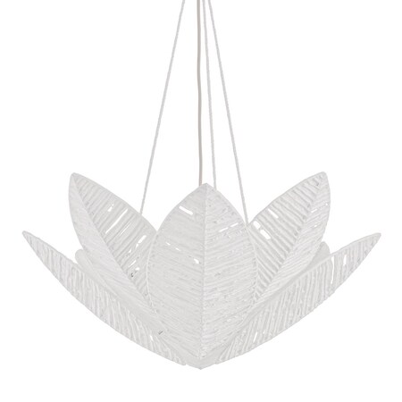 Corbett Lighting Azores 3 Light Chandelier in Warm Silver Leaf Finish 561-28-WSL