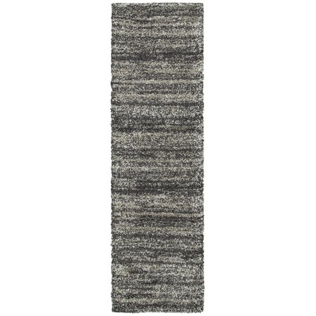 Oriental Weavers Henderson 5993E 2x8 Runner Grey/ CharcoalPolypropylene H5993E068230ST