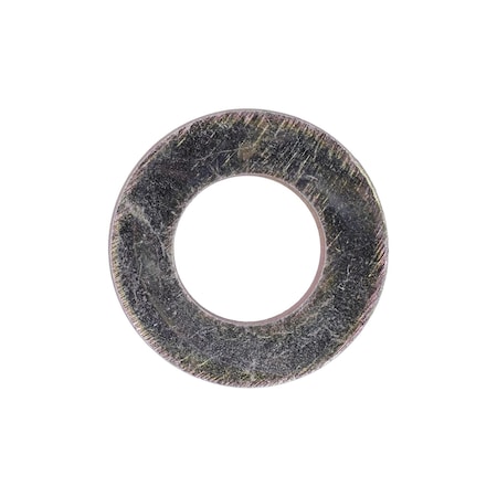 Auveco 7/16in Sae High Strength Washer Zinc Yellow, 50PK 12784
