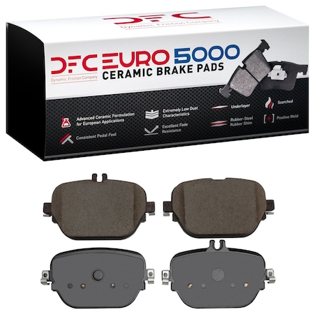 Dfc 5000 Euro Ceramic Disc Brake Pad Set,  1600-2193-00