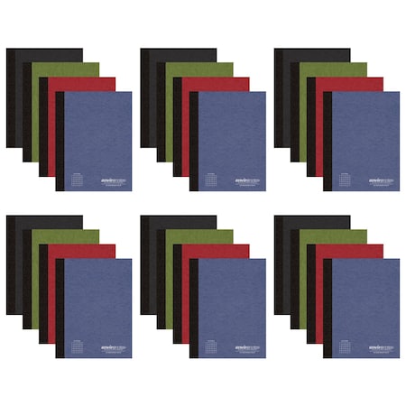 Roaring Spring Recycled Comp Notebooks, 5x5 Graph, PK24 77283CS