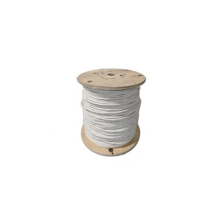 Cable Wholesale Plenum Security Cable, White, 18/2 (18 AWG 2 Conductor), Stranded, CMP, Spool, 1000 foot 11K5-02912MH