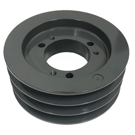 B&B Manufacturing Bushing 3 Groove V-Belt Pulley 7.9 inch OD 3C75SF