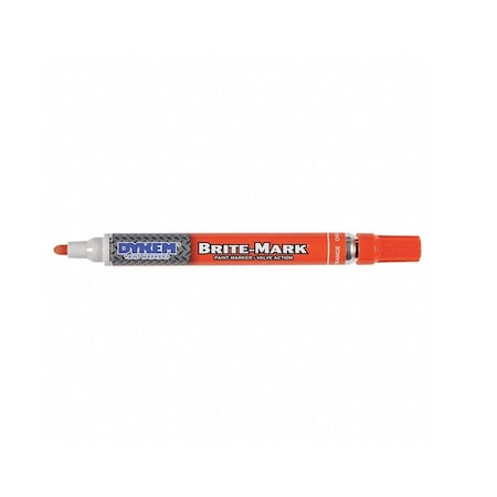 Dykem Dykem Brite-Mark Regular Line Orange Marker 8030-8405