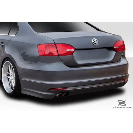 Duraflex 2011-2014 Volkswagen Jetta Votex Look Rear Lip, Signature Black - 1 Piece 113723