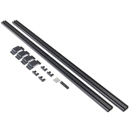 Putco Truck Rack, For Use With Putco Venture TEC Rack System; 60 Inch Length; Black; Aluminum; Set Of 2; 192260-2