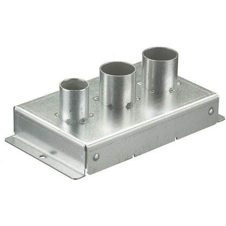 Hubbell Wiring Device-Kellems Recessed 8" Series, Replacement Fitting Box, (1) 3/4" EMT and (2) 1" EMT S1R8JNC7