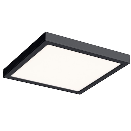 Dals Lighting Delta 14'' Square Indoor/Outdoor LED Flush Mount, Black CFLEDSQ14-CC-BK