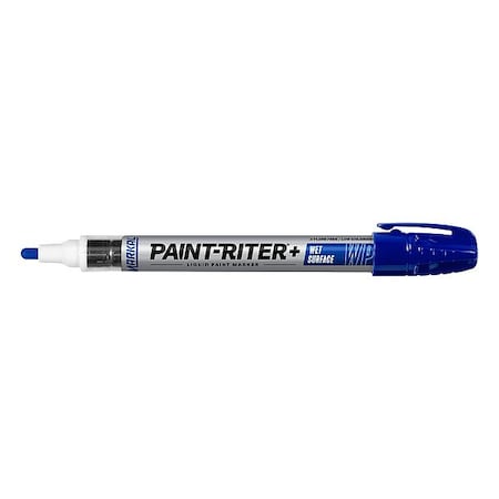 Markal Paint Marker, Medium Tip, Blue Color Family, Paint 96934