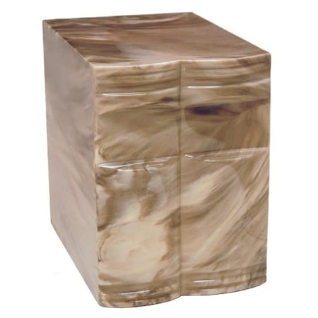 Fasttrack2Fitness Cultured Marble Cremation Othello Adult Urn, Topaz FA2054221