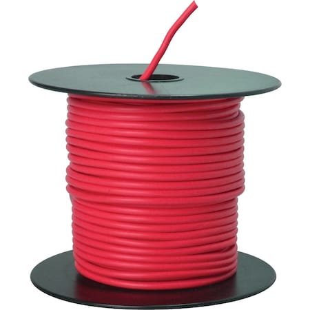 Road Power 100 Ft. 14 Ga. PVC-Coated Primary Wire Red 55669123