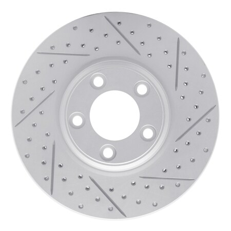 Dynamic Friction Co DFC Geoperformance Rotor - Drilled and Slotted 830-54044R