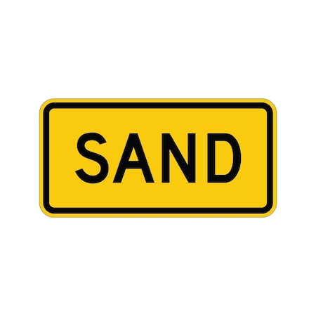 Sign Solutions Usa Traffic Sign, 24 in Width, Aluminum Sign, Horizontal Rectangle DUS06DFY2412W7-4dP