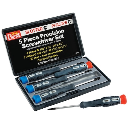 Do It Best Precision Screwdriver Set, 5-Piece 319382