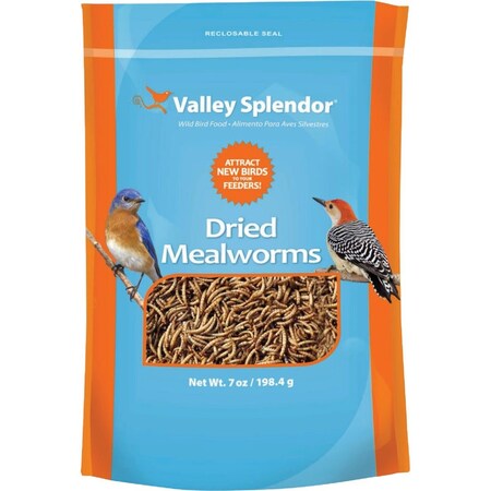 Valley Splendor 7 Oz. Dried Mealworms 9344