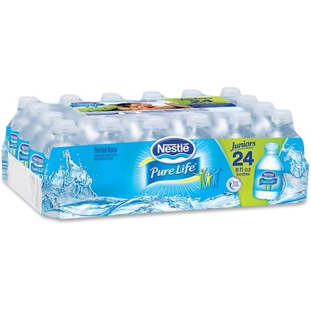 Purelife 8 oz Nestle Purified Bottled Water Clear NLE194627PL