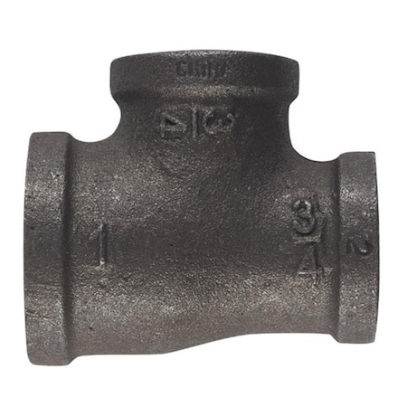 B & K 520544BG Malleable Black Iron Reducing Tee 1 x 0.75 x 0.75 in. Fip, 5PK 4067195