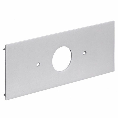 Hubbell Wiring Device-Kellems Metal Raceway, Plate, 1-Gang, 1.40" Opening, HBLALU5000/HBLALU7620 Series, Anodized HBLALU57E