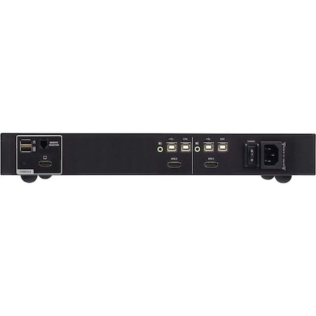 Aten 2-PORT USB HDMI SINGLE DISPLAY PP4.0 SECURE KVM W/ CAC SUPPORT CS1182H4C