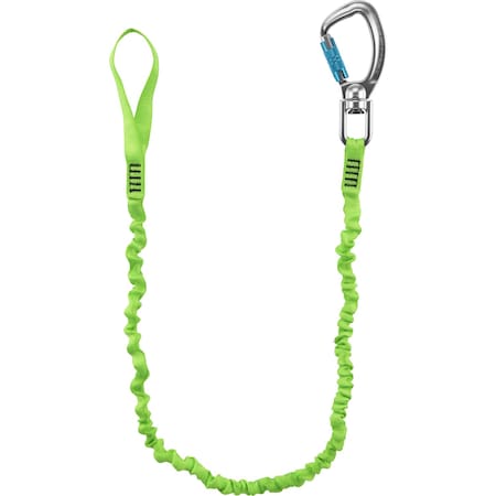 Ironwear 100lbs Elastic Tool Lanyard w/ Auto Locking Swivel Carabiner 2612