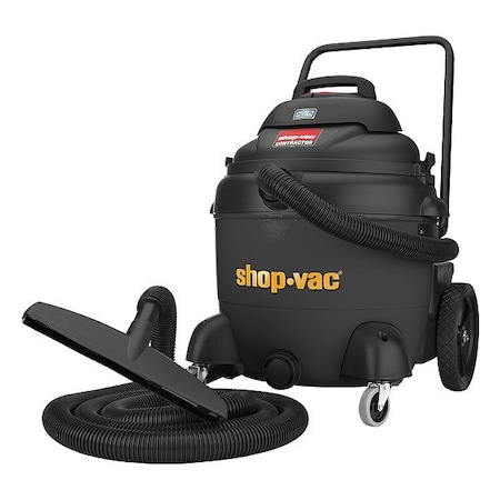 Shop-Vac Wet/Dry Shop Vacuum, 22 gal Tank Size, Plastic, 2 in Vacuum Hose Dia, 12 ft Hose, Std 9627406