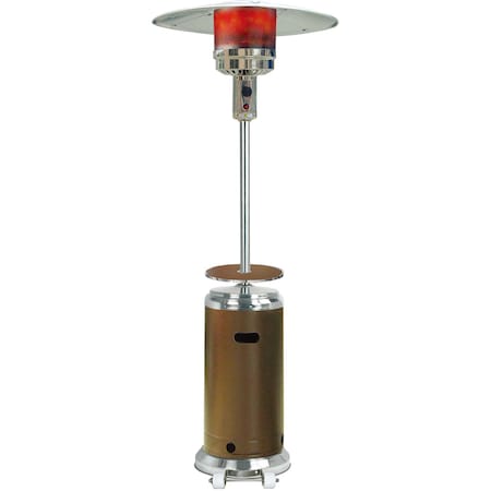 Hanover Patio Heater, Bronze/Stainless, 41, 000 Btu HAN002BRSS