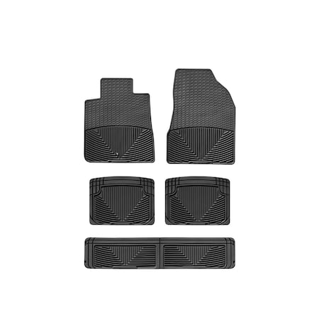 Weathertech Black, Front, Rear, and Rear All Weather Floor Mats W26-W25-W60