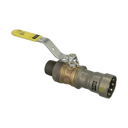 Viega Manual Two-Way Ball Valve, 4.64 in L 30665