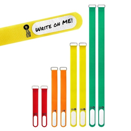 Wrap It Storage Wrap-It Storage Cinch Strap Storage Strap Set, Assorted 208-ASST