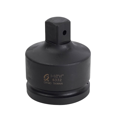 Sunex 1-1/2 in Drive Female X 1 in Square Drive Male W/Pin Hole 6332