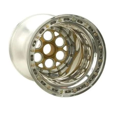 Weld Racing 15 x 18 in. 42 Spline 6 in. Back Spacing Bead-Loc Wheel with Cover WEL735-51856-6