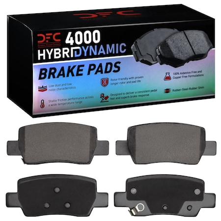 Dynamic Friction Co DFC 4000 HybriDynamic Brake Pads 4000-2373-10