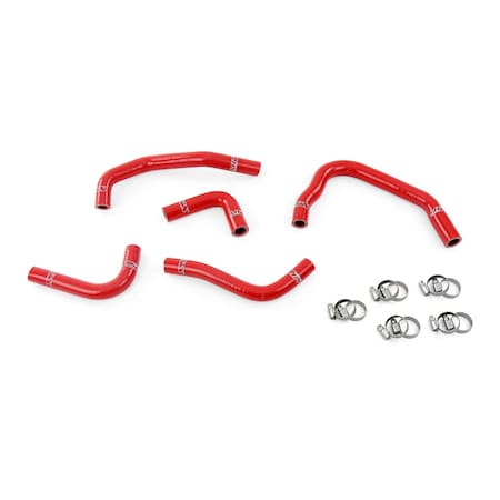 Hps Performance High Temp Reinforced Silicone Heater Coolant Hose Kit, Red, 57-1285H-RED