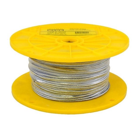 Durodyne Wire Rope, 500 ft Cable L., WC3 030202