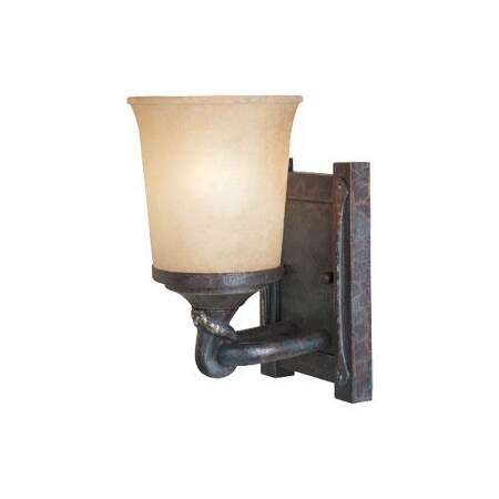 Designers Fountain Weathered Saddle Single Light Wall Sconce from the Austin Collection 97301-WSD