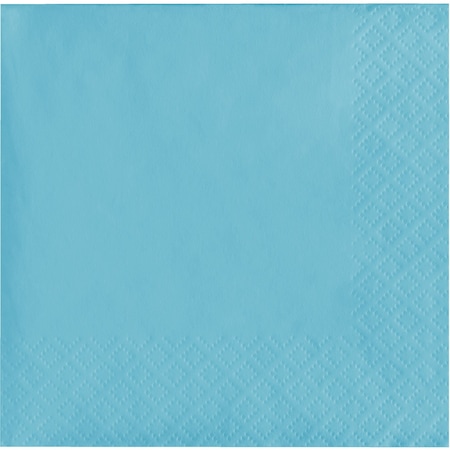 Touch Of Color Pastel Blue Beverage Napkins, 5"x5", 600PK 139179154