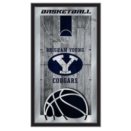 Holland Bar Stool Co Brigham Young 15" x 26" Basketball Mirror MBsktBrigYn