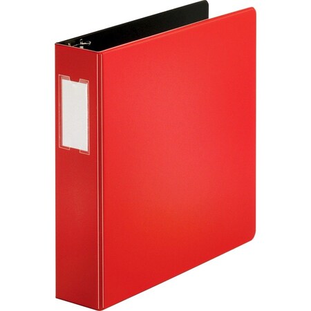 Business Source Slanted Dring Binders, Red BSN33112