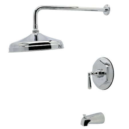 Kingston Brass Single-Handle Tub and Shower Faucet, Trim Only, Polished Chrome KBX4631HLT