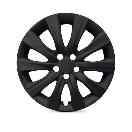 Altertrim 2009-2024 Toyota Corolla 16 in Hubcaps Wheel Rims Cover, (Blk Matte), 4PK CHB-5109-BP-16