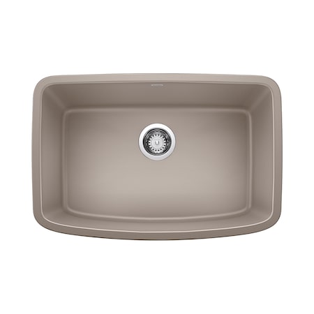 Blanco Valea 27 Single Bowl, Truffle 442549