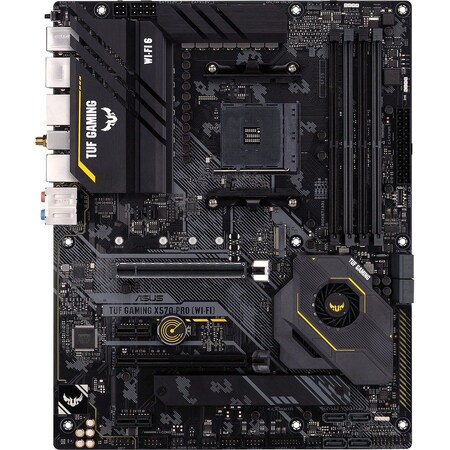 Asus TUF Gaming X570-PRO (WiFi 6) AM4 Zen 3 Ryzen 5000 & 3rd Gen Ryzen ATX Motherboard (PCIe 4.0, 2. TUFGAMINGX570-PROWI-FI